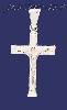 Sterling Silver Cross Crucifix Charm Pendant