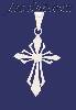 Sterling Silver Cross Charm Pendant Sterling Silver Cross Charm Pendant