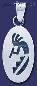 Sterling Silver Native American Design Charm Pendant Sterling Silver Native American Design Charm Pendant