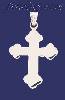 Sterling Silver Cross Charm Pendant Sterling Silver Cross Charm Pendant