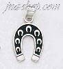 Sterling Silver Horseshoes Charm Pendant Sterling Silver Horseshoes Charm Pendant