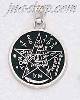 Sterling Silver Pentagram Charm Pendant Sterling Silver Pentagram Charm Pendant