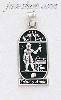 Sterling Silver Good Luck Salud y Amor Charm Pendant Sterling Silver Good Luck Salud y Amor Charm Pendant