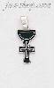 Sterling Silver Chalice Cross Charm Pendant