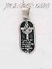 Sterling Silver Christian "Yo la luz..." Charm Pendant Sterling Silver Christian "Yo la luz..." Charm Pendant