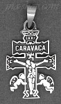 Sterling Silver INRI Caravaca Cross Crucifix Charm Pendant Sterling Silver INRI Caravaca Cross Crucifix Charm Pendant