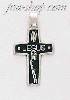 Sterling Silver Cross Jesus Es Mi Señor Charm Pendant