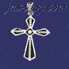 Sterling Silver Cross Charm Pendant Sterling Silver Cross Charm Pendant