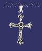 Sterling Silver Cross Charm Pendant Sterling Silver Cross Charm Pendant