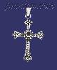 Sterling Silver Cross Charm Pendant