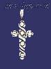 Sterling Silver Cross Charm Pendant Sterling Silver Cross Charm Pendant