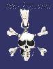 Sterling Silver Skull & Bones Charm Pendant Sterling Silver Skull & Bones Charm Pendant