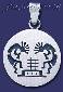 Sterling Silver Native American Design Charm Pendant Sterling Silver Native American Design Charm Pendant