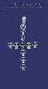 Sterling Silver Skulls Cross Charm Pendant Sterling Silver Skulls Cross Charm Pendant