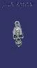 Sterling Silver Skull w/Small Skull on Forehead Charm Pendant Sterling Silver Skull w/Small Skull on Forehead Charm Pendant
