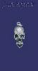 Sterling Silver Skull Charm Pendant Sterling Silver Skull Charm Pendant