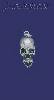 Sterling Silver Skull Charm Pendant