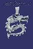 Sterling Silver Dragon Charm Pendant