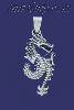 Sterling Silver Dragon Charm Pendant Sterling Silver Dragon Charm Pendant