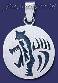 Sterling Silver Native American Design Charm Pendant