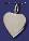 Sterling Silver Engravable Heart Charm Pendant