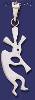Sterling Silver Kokopelli Charm Pendant Sterling Silver Kokopelli Charm Pendant