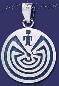 Sterling Silver Native American Design Charm Pendant Sterling Silver Native American Design Charm Pendant