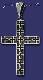 Sterling Silver Cross w/Small Crosses Charm Pendant Sterling Silver Cross w/Small Crosses Charm Pendant