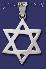 Sterling Silver Star of David Charm Pendant