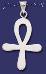 Sterling Silver Ankh Ansate Cross Charm Pendant