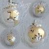 Sterling Silver Two-Tone World Globe Harmony Bell Ball Pendant