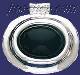 Sterling Silver Oval Shape Stone Charm Pendant Sterling Silver Oval Shape Stone Charm Pendant