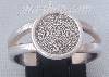 Sterling Silver Aztec Sun Calendar Ring sz 9