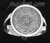 Sterling Silver Aztec Sun Calendar Ring sz 7