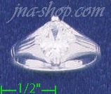 Sterling Silver CZ Ring - Click Image to Close