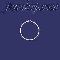 Sterling Silver 25mm French Lock Hoop Earrings 2mm tubing - Click Image to Close