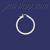 Sterling Silver 30mm French Lock Hoop Earrings 3mm tubing - Click Image to Close