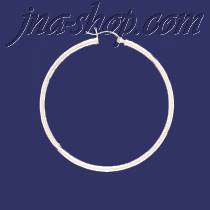Sterling Silver 50mm French Lock Hoop Earrings 3mm tubing - Click Image to Close