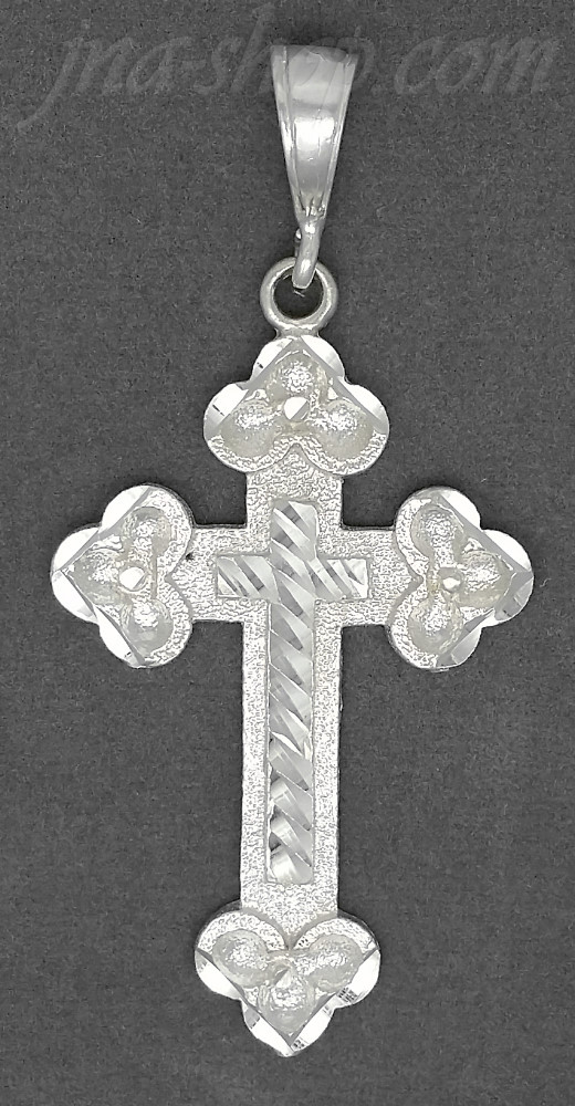 Sterling Silver DC Cross Charm Pendant - Click Image to Close