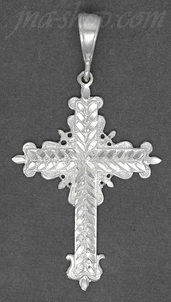 Sterling Silver DC Cross Charm Pendant - Click Image to Close