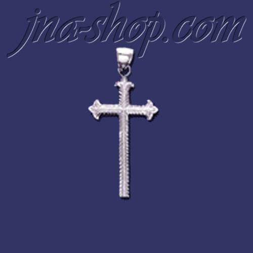 Sterling Silver DC Big Cross Charm Pendant - Click Image to Close