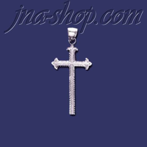 Sterling Silver DC Big Cross Charm Pendant - Click Image to Close