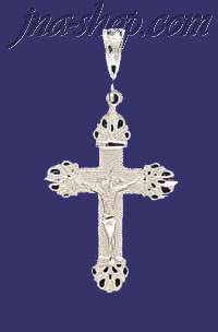 Sterling Silver DC Cross Crucifix Charm Pendant - Click Image to Close