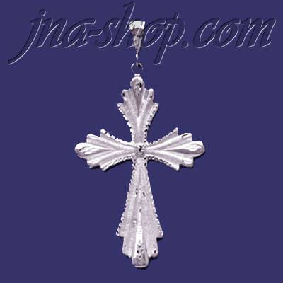 Sterling Silver DC Big Cross Charm Pendant - Click Image to Close