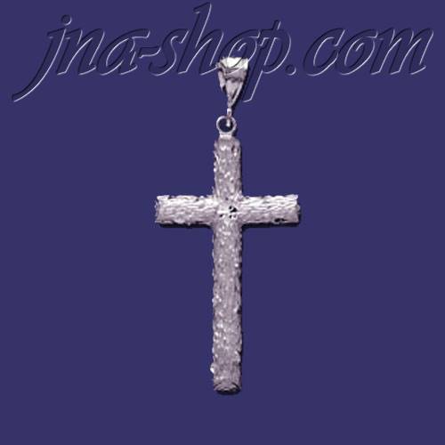 Sterling Silver DC Big Cross Charm Pendant - Click Image to Close