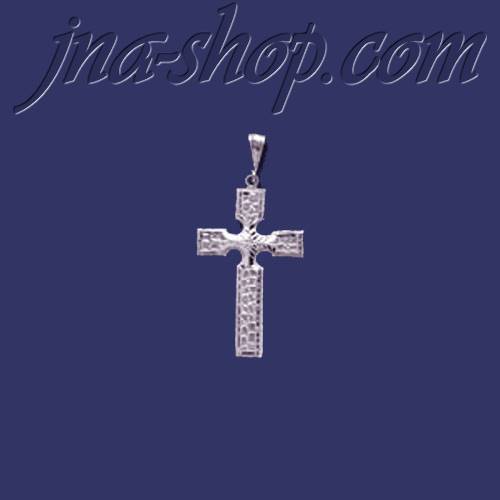 Sterling Silver DC Cross Charm Pendant - Click Image to Close