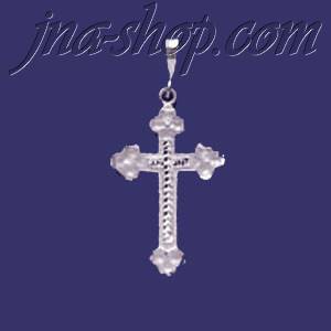 Sterling Silver DC Cross Charm Pendant - Click Image to Close