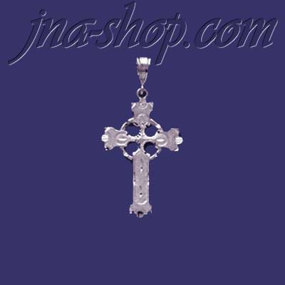 Sterling Silver DC Cross Charm Pendant - Click Image to Close