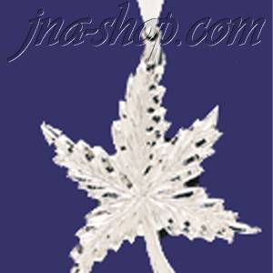 Sterling Silver DC Big Marijuana Pot Leaf Charm Pendant - Click Image to Close