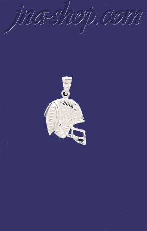 Sterling Silver DC Football Helmet Charm Pendant - Click Image to Close